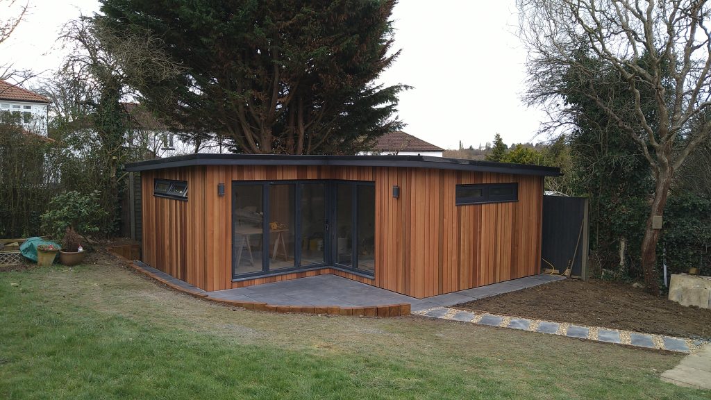 langley garden room project St Albans garden room