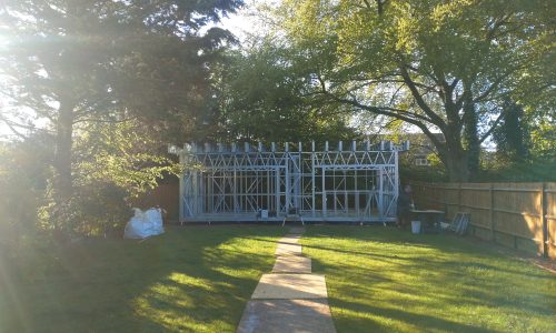 The Fairway Garden Room Steel Framing