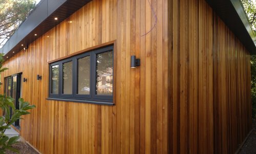 The Fairway Garden Room External Corner Cladding